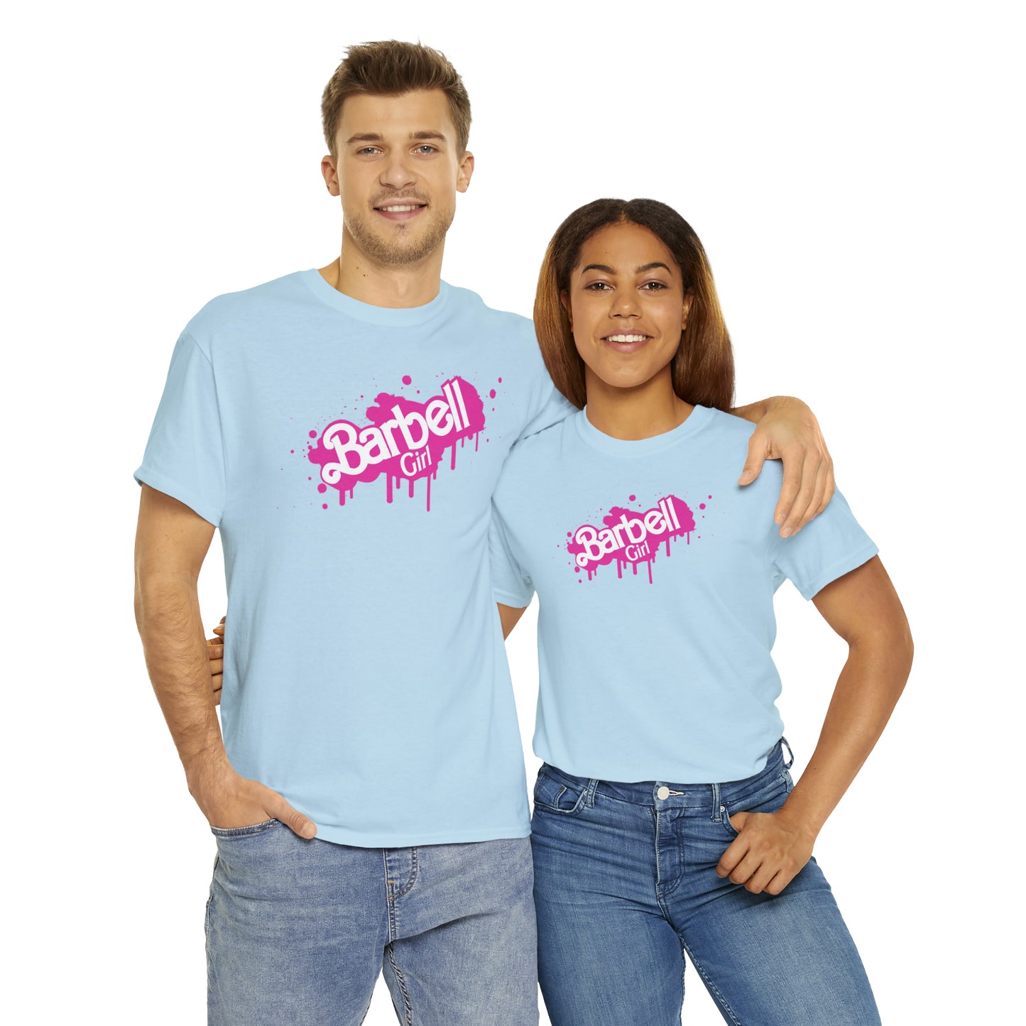 Barbell Girl Vintage Font Drip Style -Unisex Tee