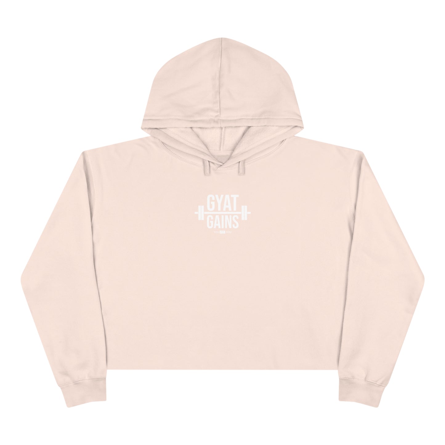 GYAT Gains -Unisex Cropped Hoodie Dark