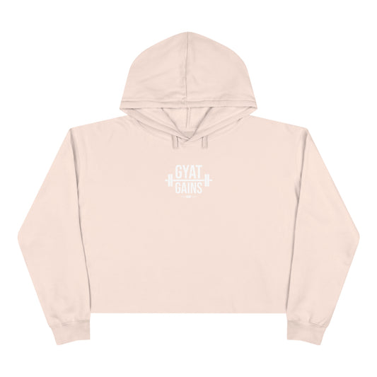GYAT Gains -Unisex Cropped Hoodie Dark