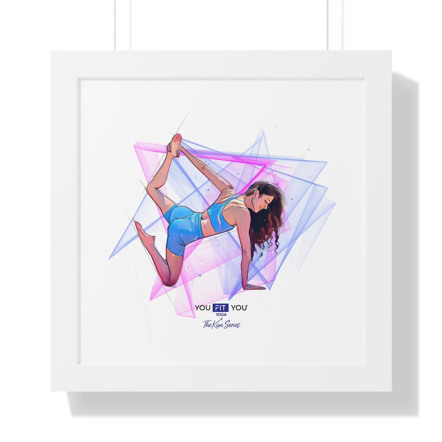 Leap of Faith Yoga, Energy Shapes - Framed Art