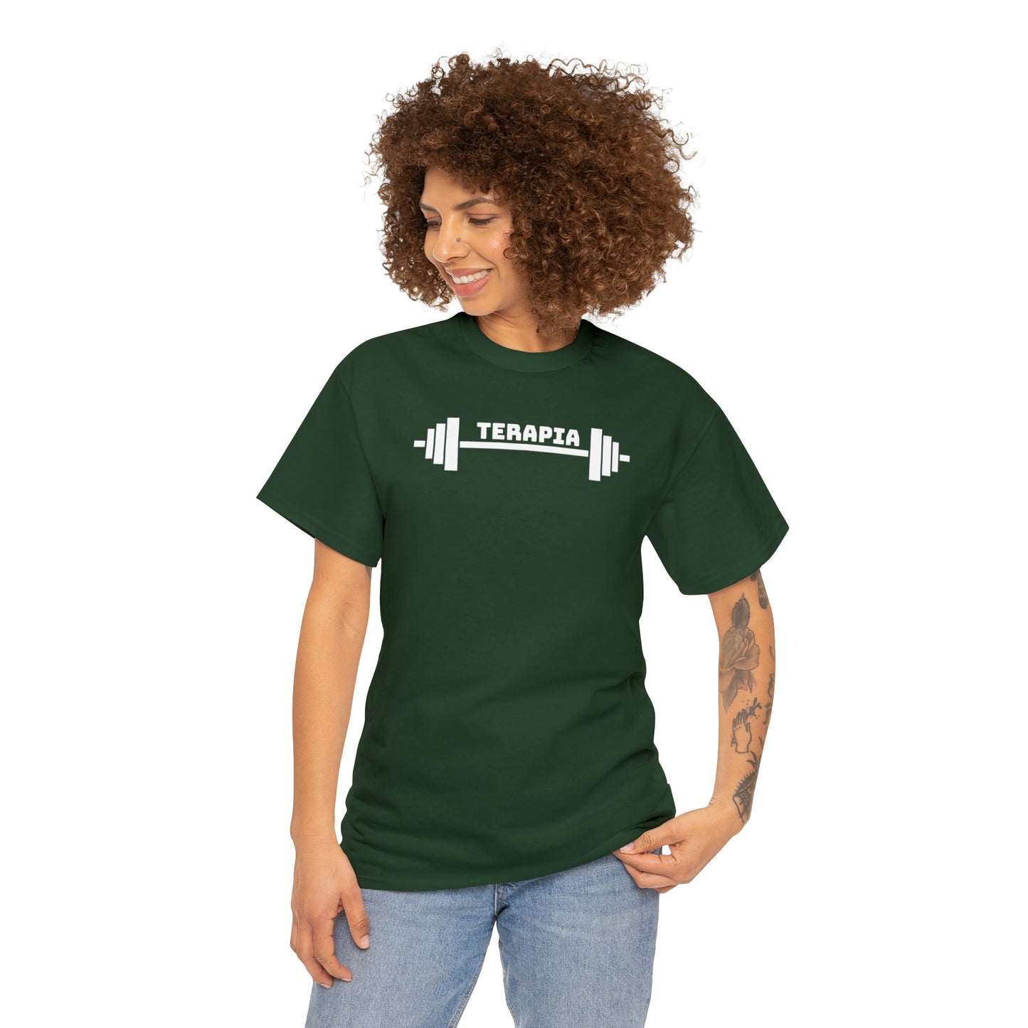 Terapia -Camiseta unisex de algodón pesado
