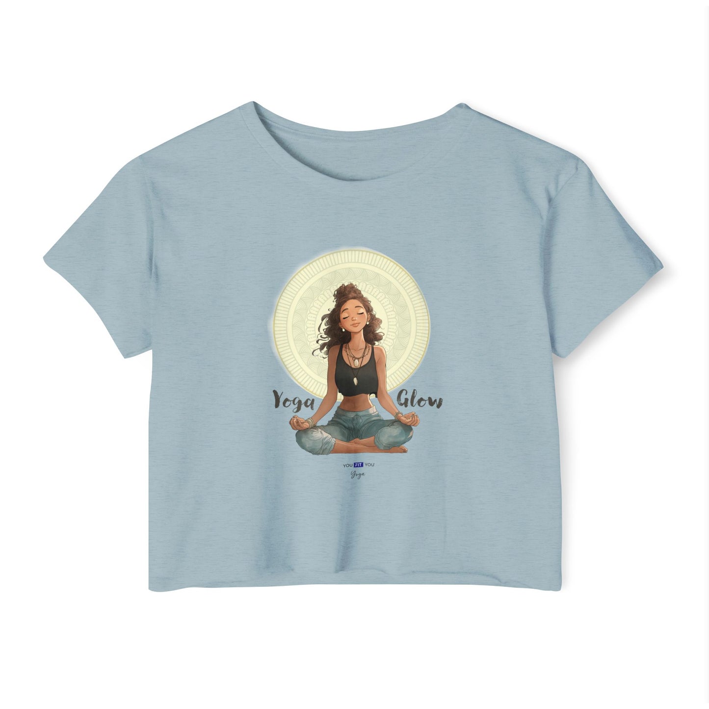 Yoga Glow Crop Top Tee