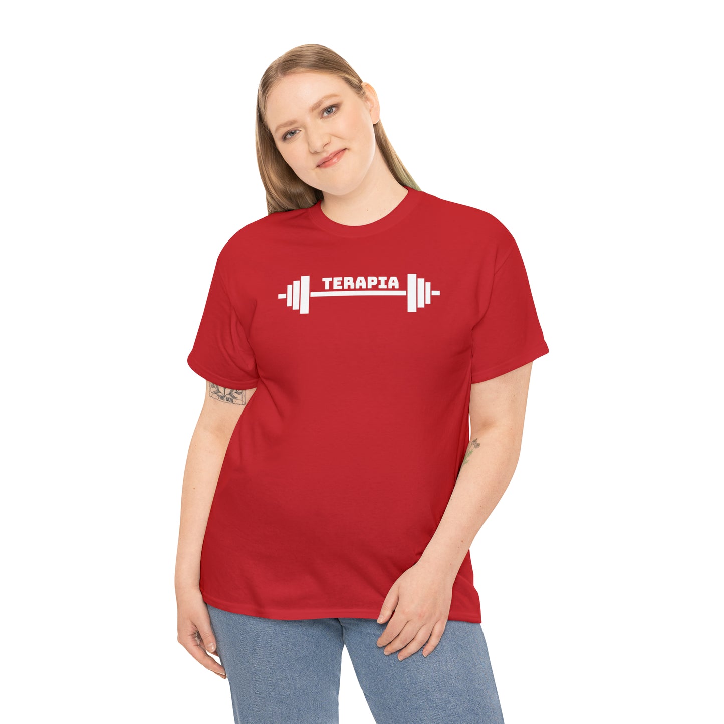 Terapia -Camiseta unisex de algodón pesado