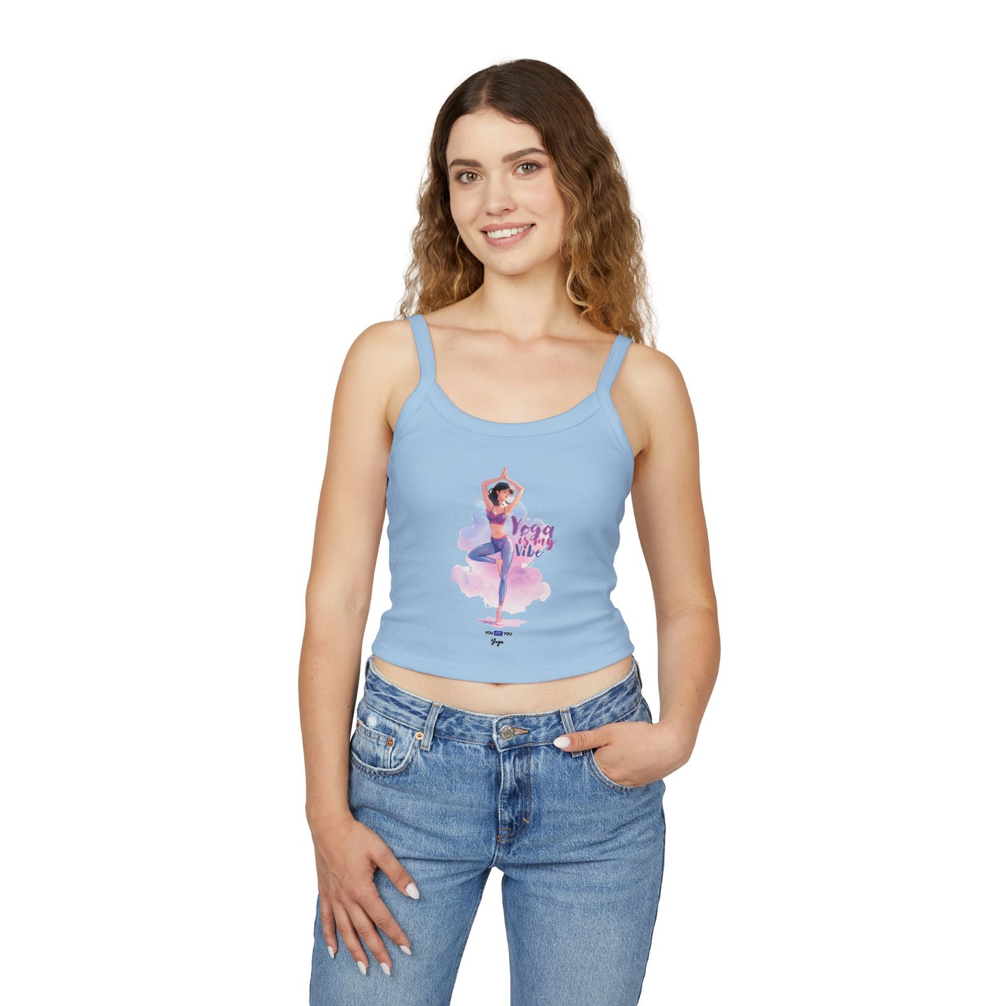 Women's Yoga Is My Vube Vibe Spaghetti Strap Tank Top