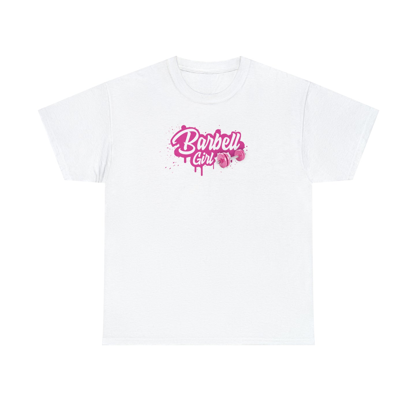 Barbell Girl Script Drip Style -T-Shirt