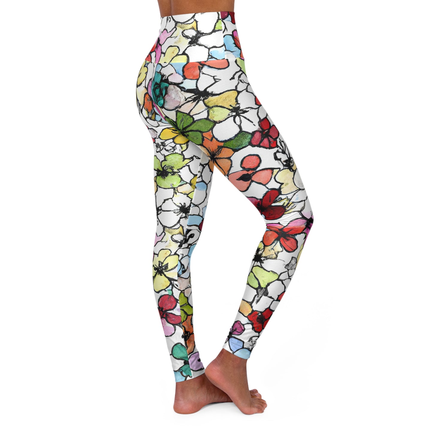 Floral Fun -Yoga Pants