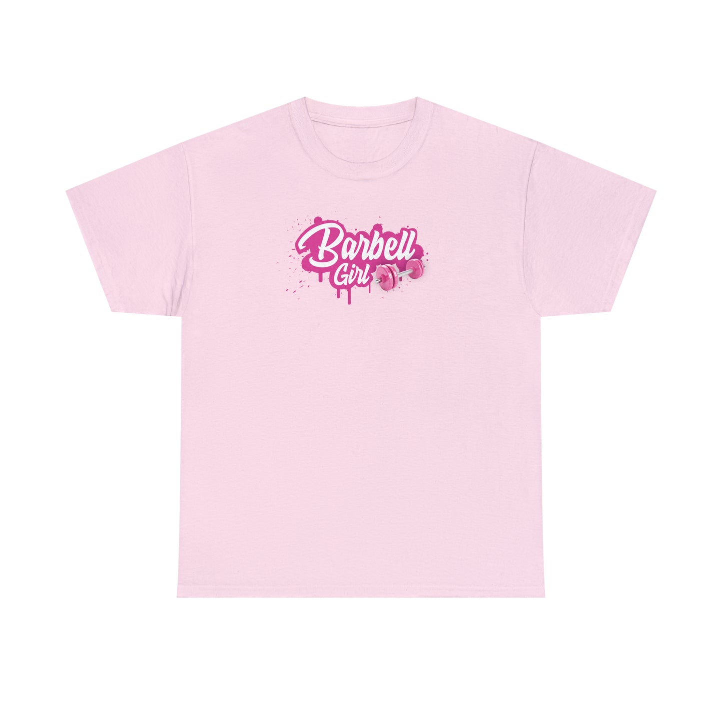 Barbell Girl Script Drip Style -T-Shirt