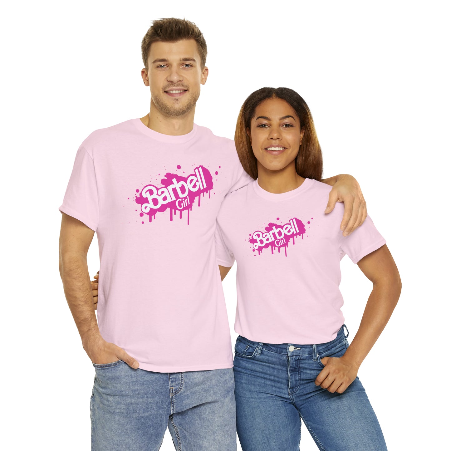 Barbell Girl Vintage Font Drip Style -Unisex Tee
