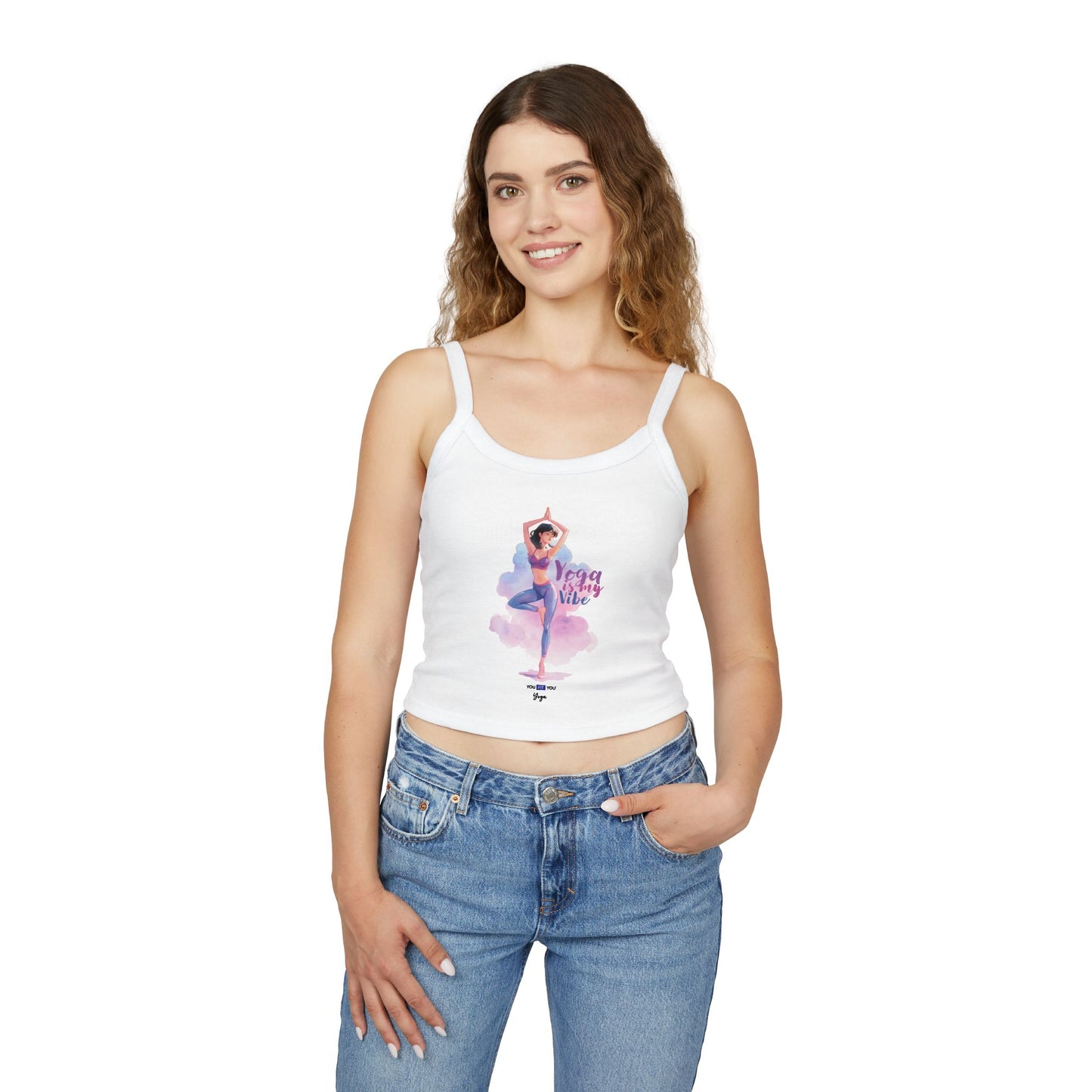 Women's Yoga Is My Vube Vibe Spaghetti Strap Tank Top