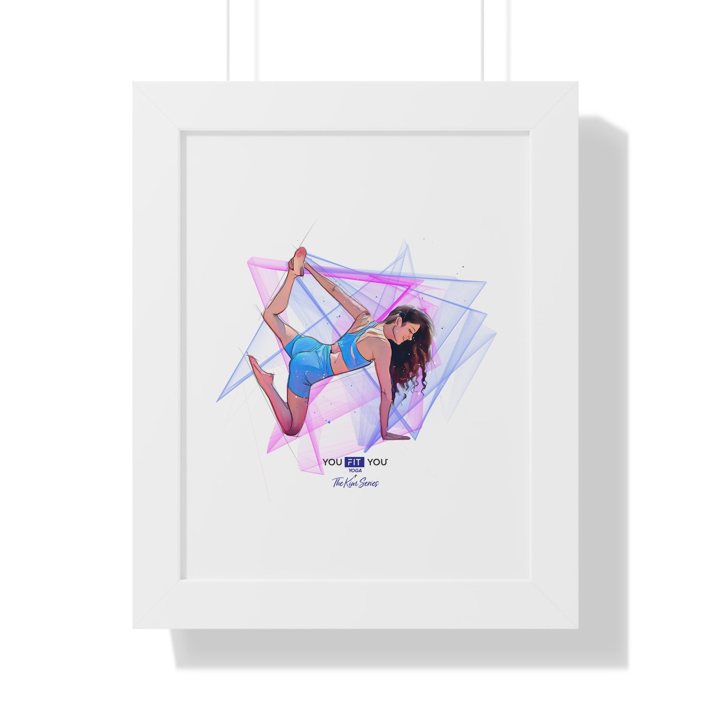 Leap of Faith Yoga, Energy Shapes - Framed Art