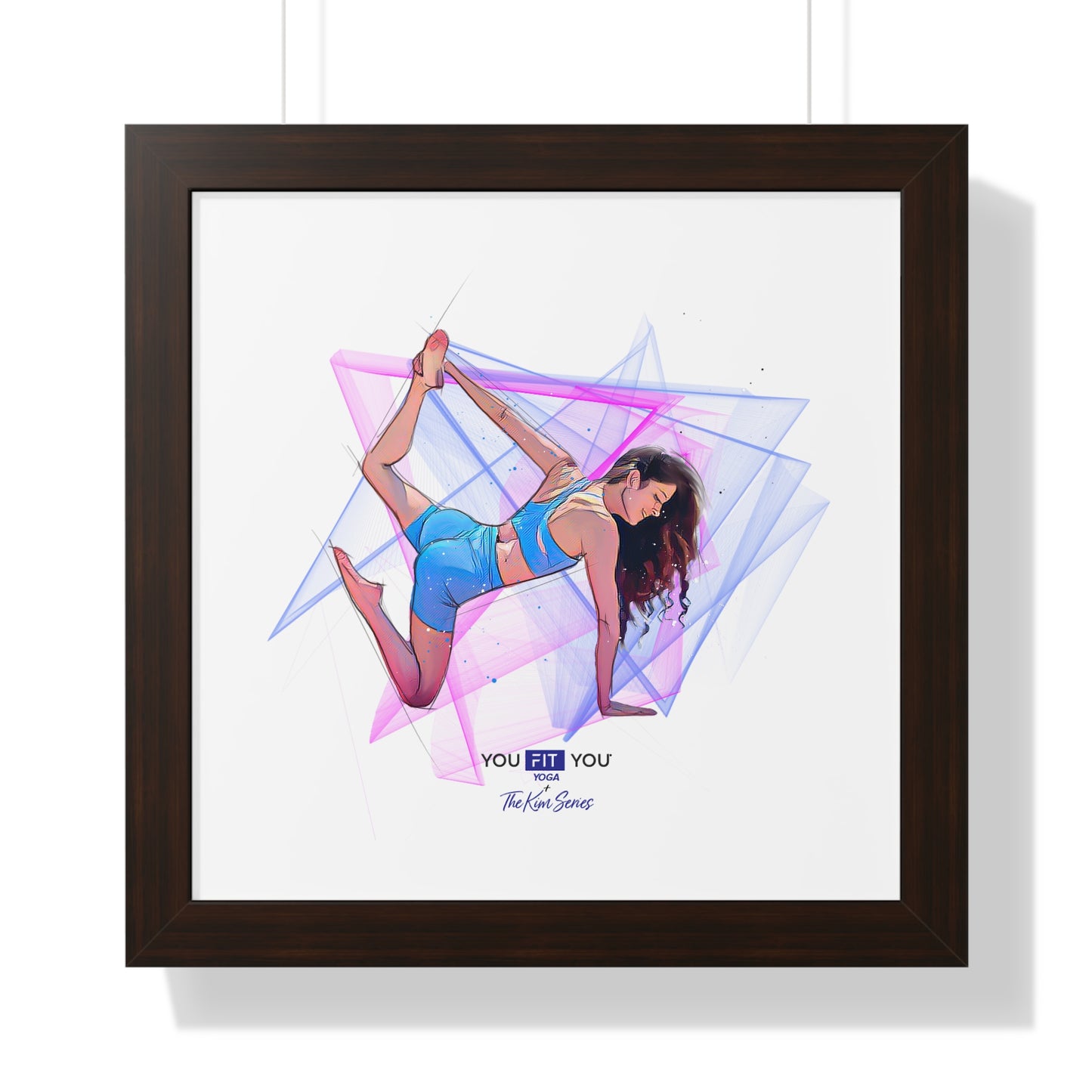 Leap of Faith Yoga, Energy Shapes - Framed Art
