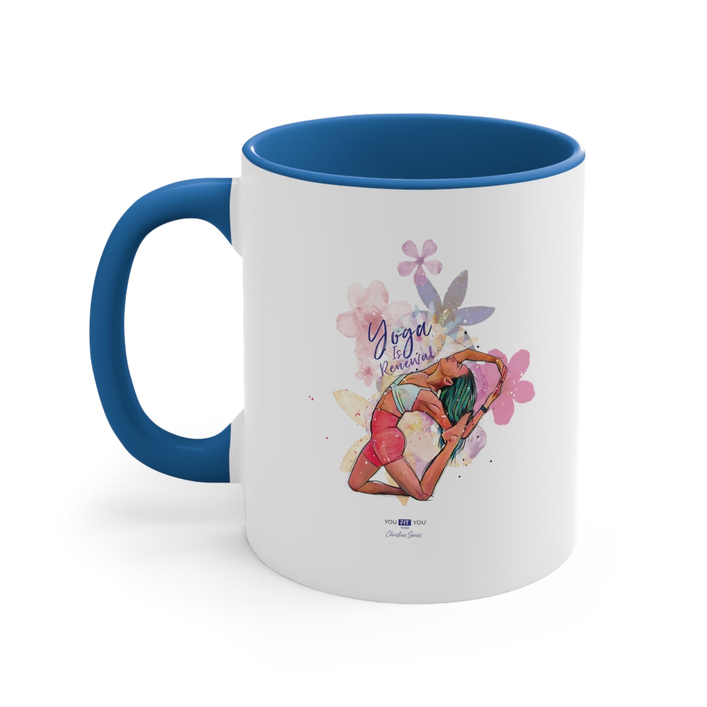 Yoga Is Renewal Wellness Mug -Feat Christine