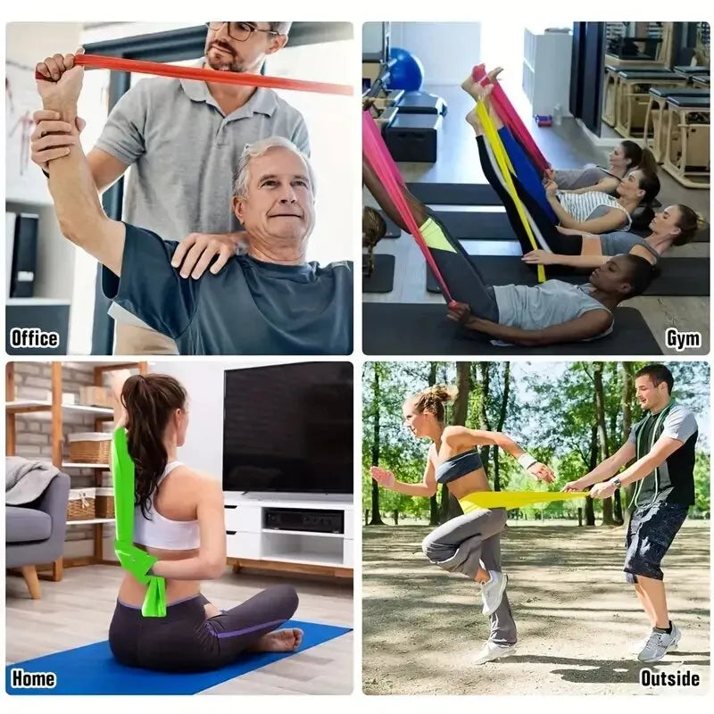 1 Pc TPE Yoga Tension Sheet Elastic Band