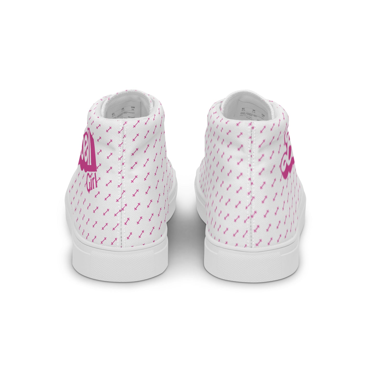 Barbell Girl Vintage Font- Women’s Sneakers