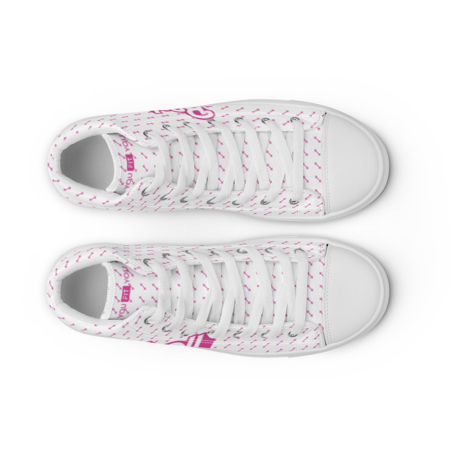 Barbell Girl Vintage Font- Women’s Sneakers