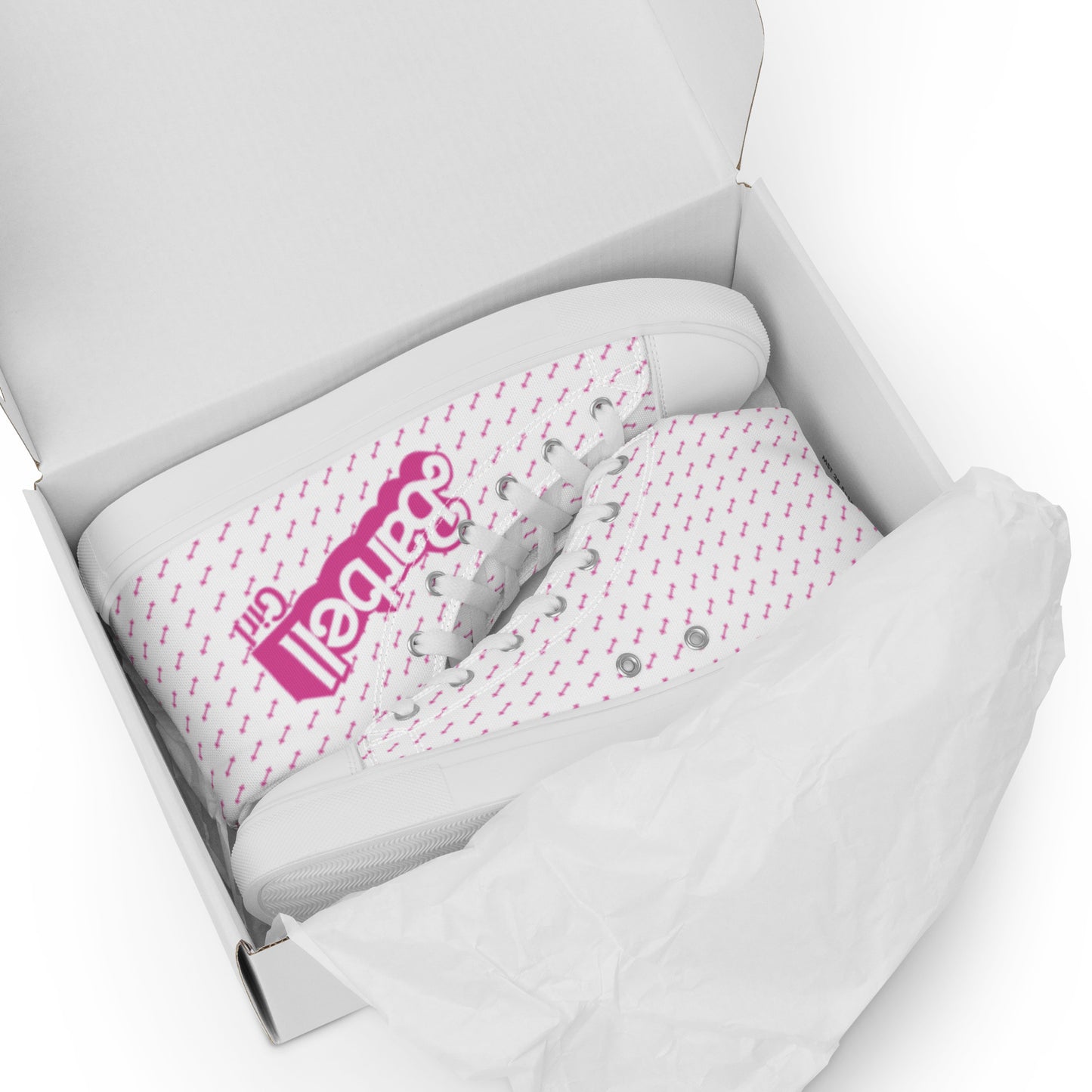Barbell Girl Vintage Font- Women’s Sneakers