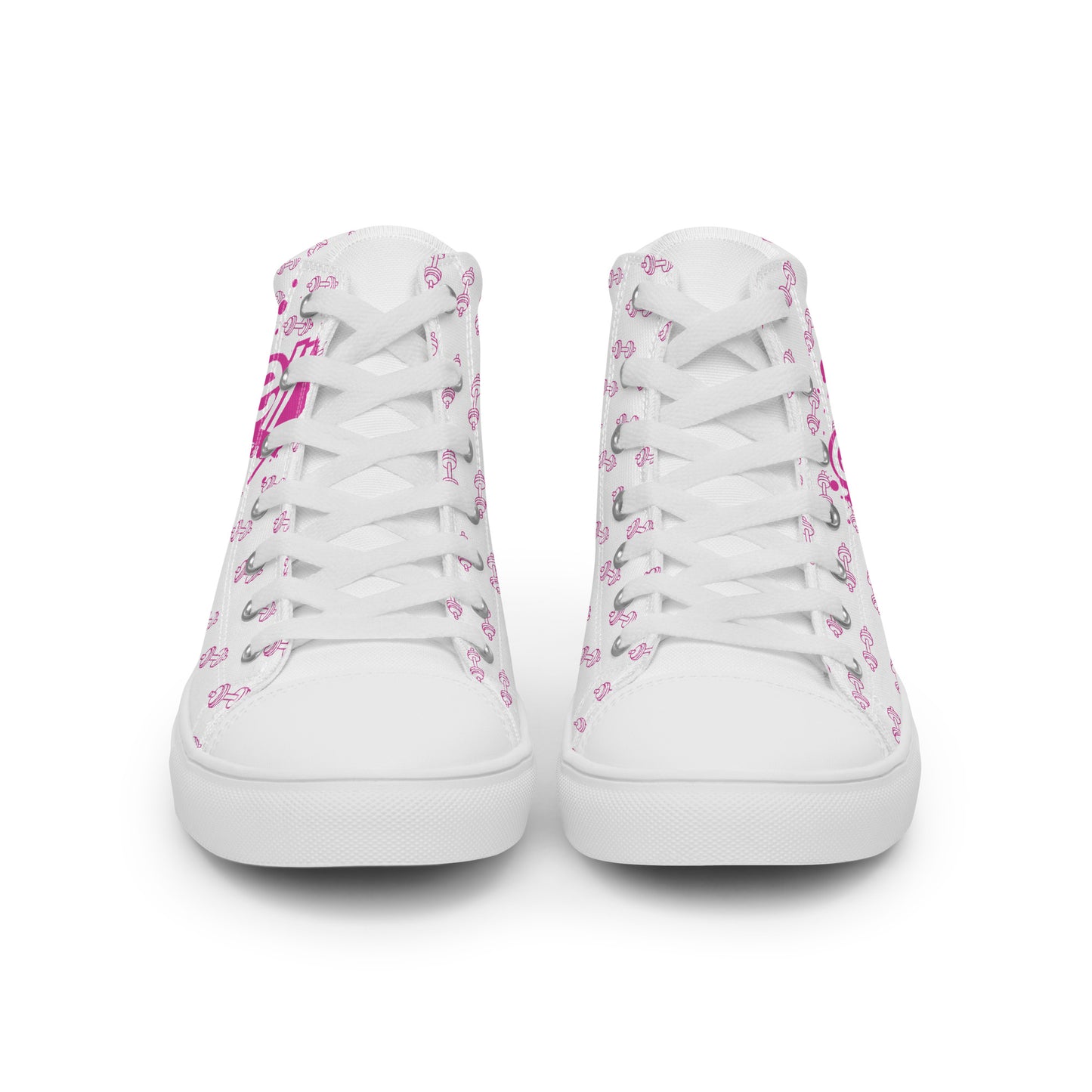 Barbell Girl Drip Style Vintage Font -Women’s Sneakers