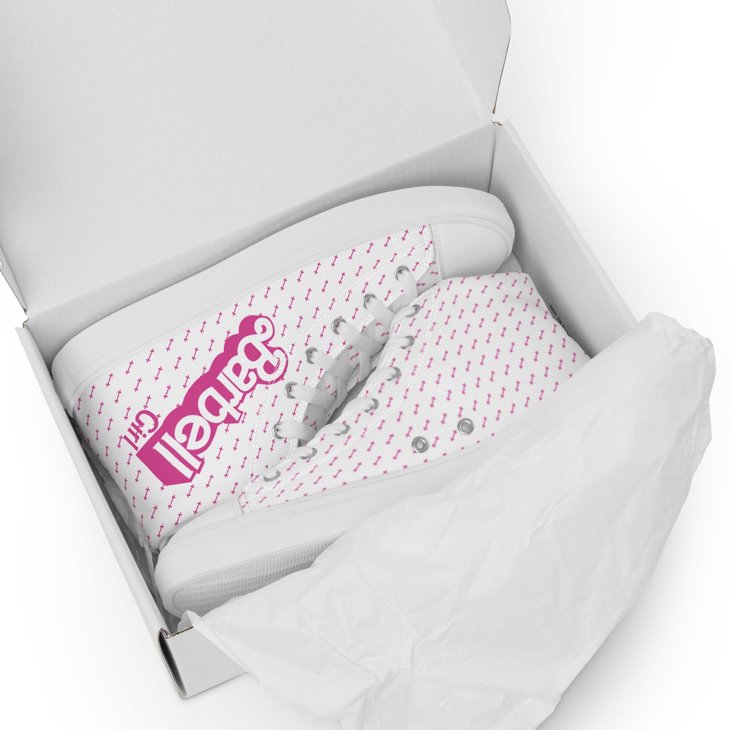 Barbell Girl Vintage Font- Women’s Sneakers