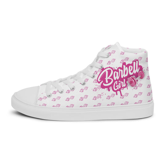 Barbell Girl Script Drip Style -Women's Sneakers