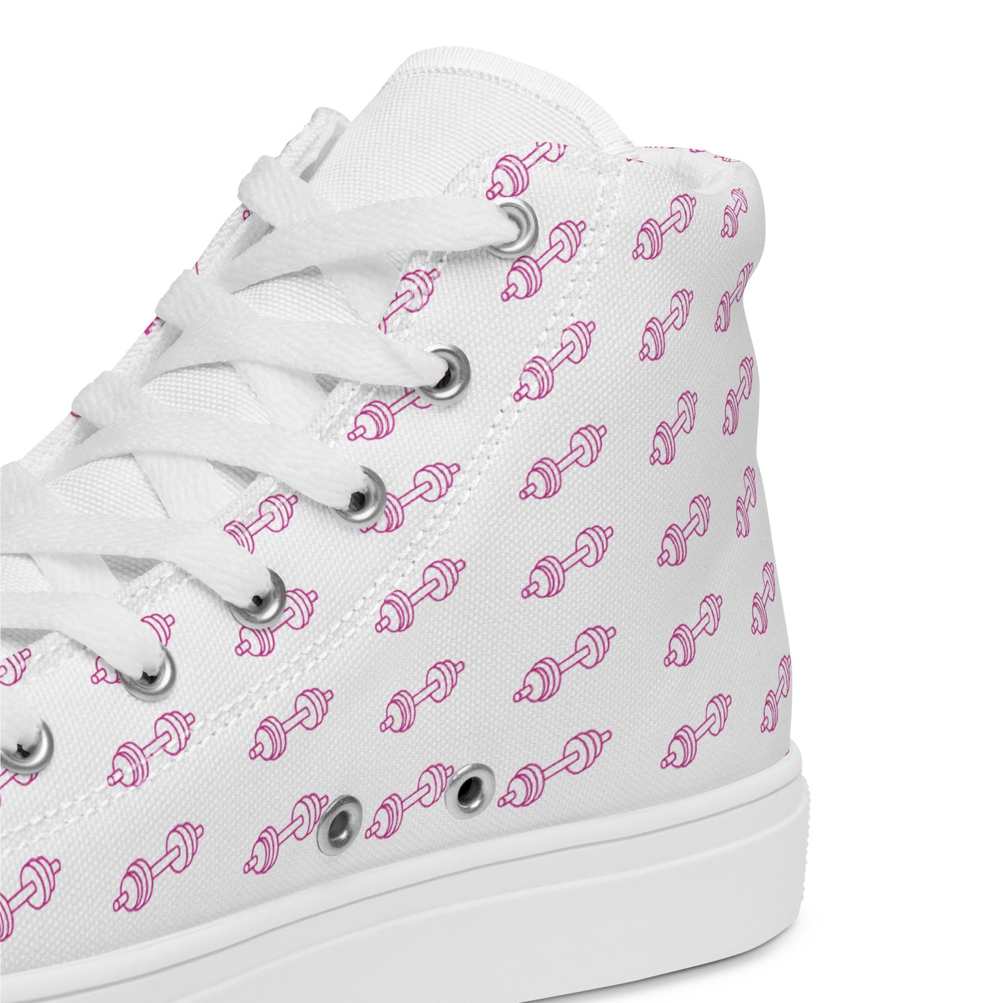 Barbell Girl Drip Style Vintage Font -Women’s Sneakers