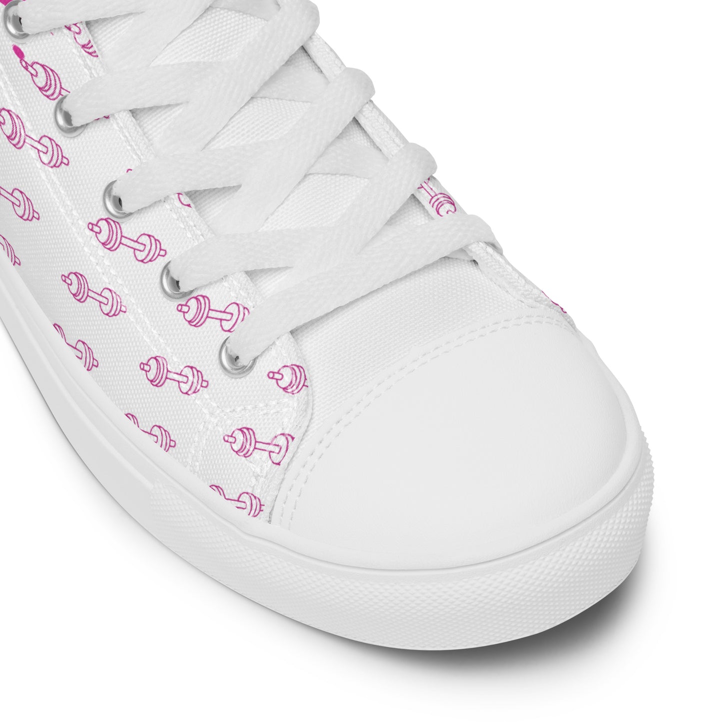 Barbell Girl Drip Style Vintage Font -Women’s Sneakers