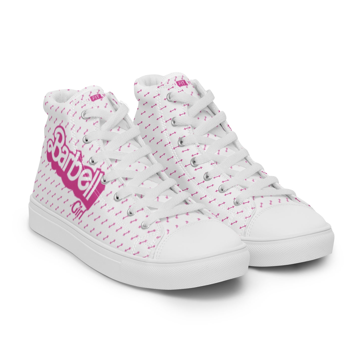 Barbell Girl Vintage Font- Women’s Sneakers