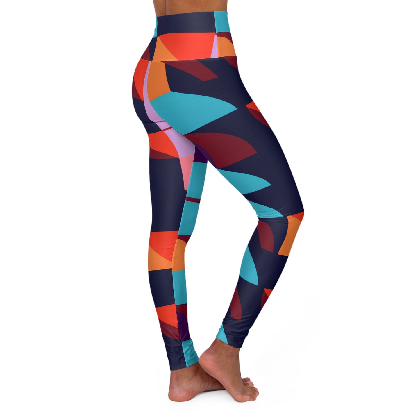 Geometric Vibes -Yoga Pants