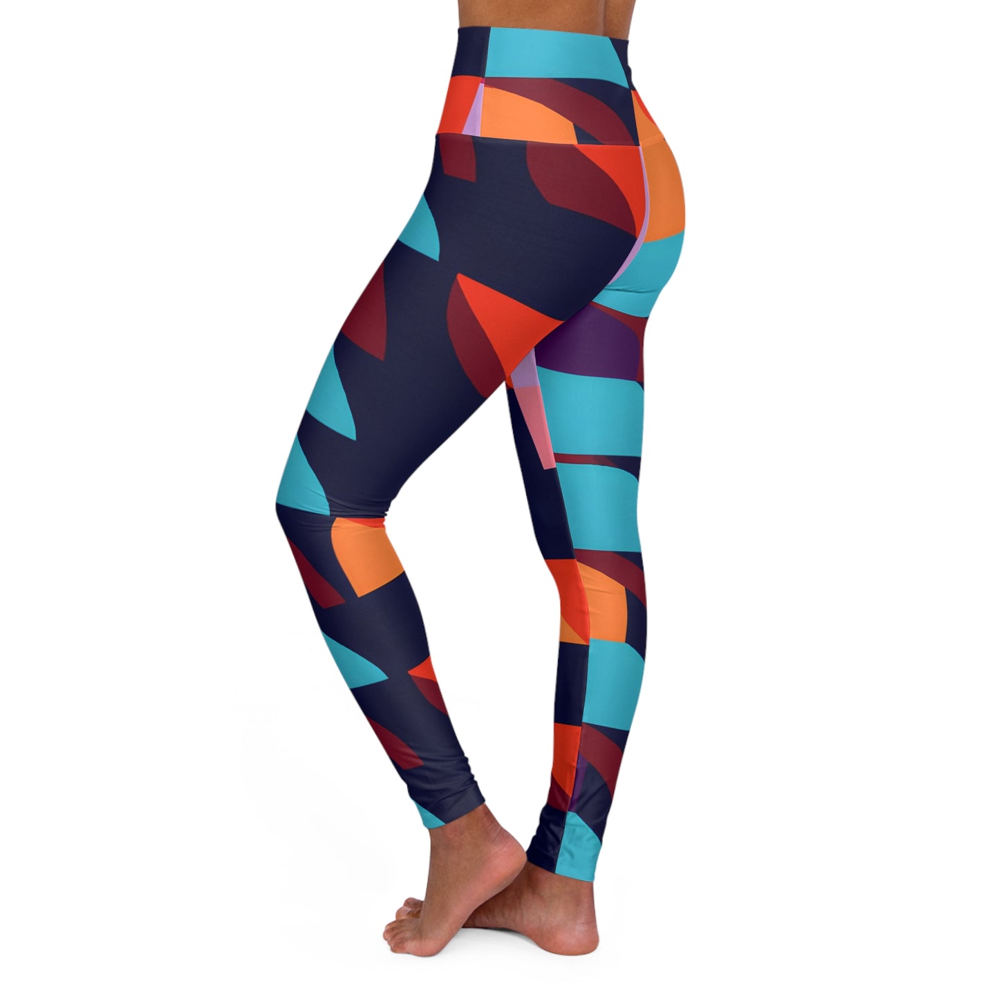 Geometric Vibes -Yoga Pants