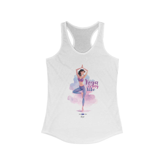 Yoga Is My Vibe Racerback Tank