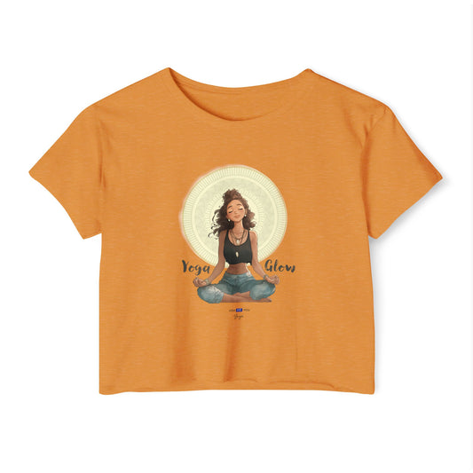 Yoga Glow Crop Top Tee