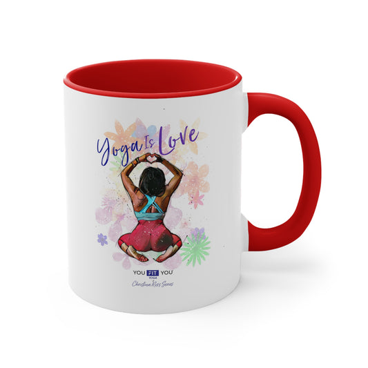 Yoga Is Love Wellness Mug Feat Christina Ross