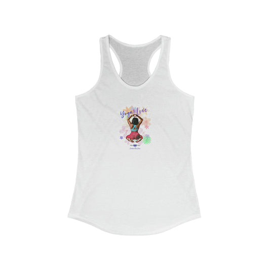 "Yoga Is Love" Christina Ross -Racerback Tank