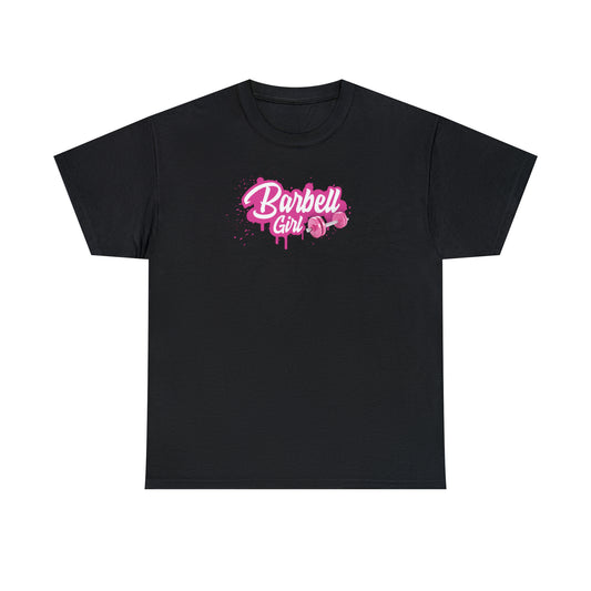 Barbell Girl Script Drip Style -T-Shirt