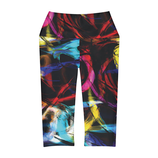 Color Flair -Yoga Capri Leggings