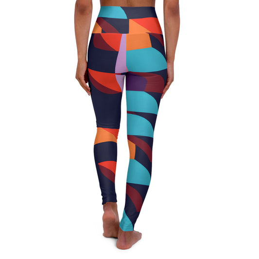 Geometric Vibes -Yoga Pants