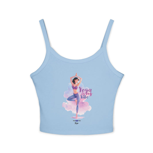 Women's Yoga Is My Vube Vibe Spaghetti Strap Tank Top