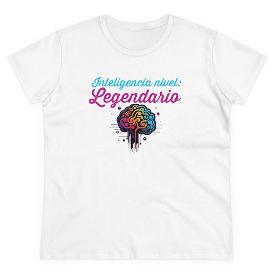 Legendaria -Camiseta de algodón de peso medio para mujer