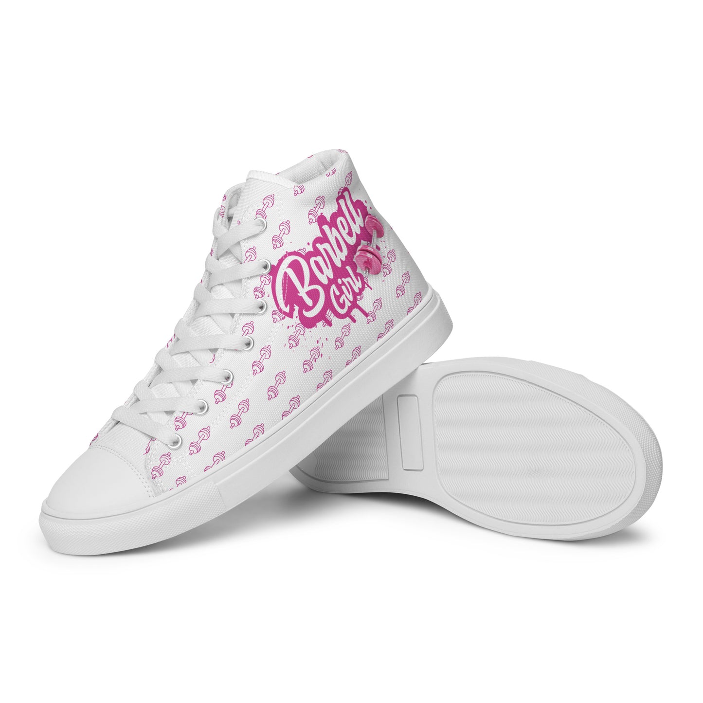 Barbell Girl Script Drip Style -Women's Sneakers