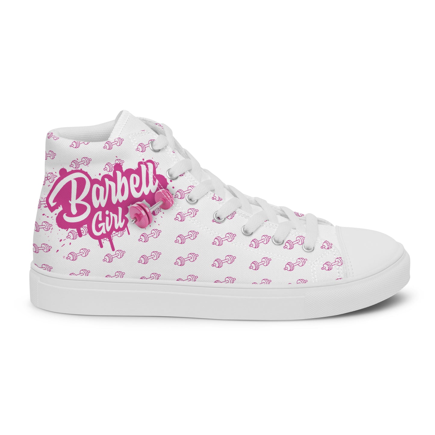 Barbell Girl Script Drip Style -Women's Sneakers